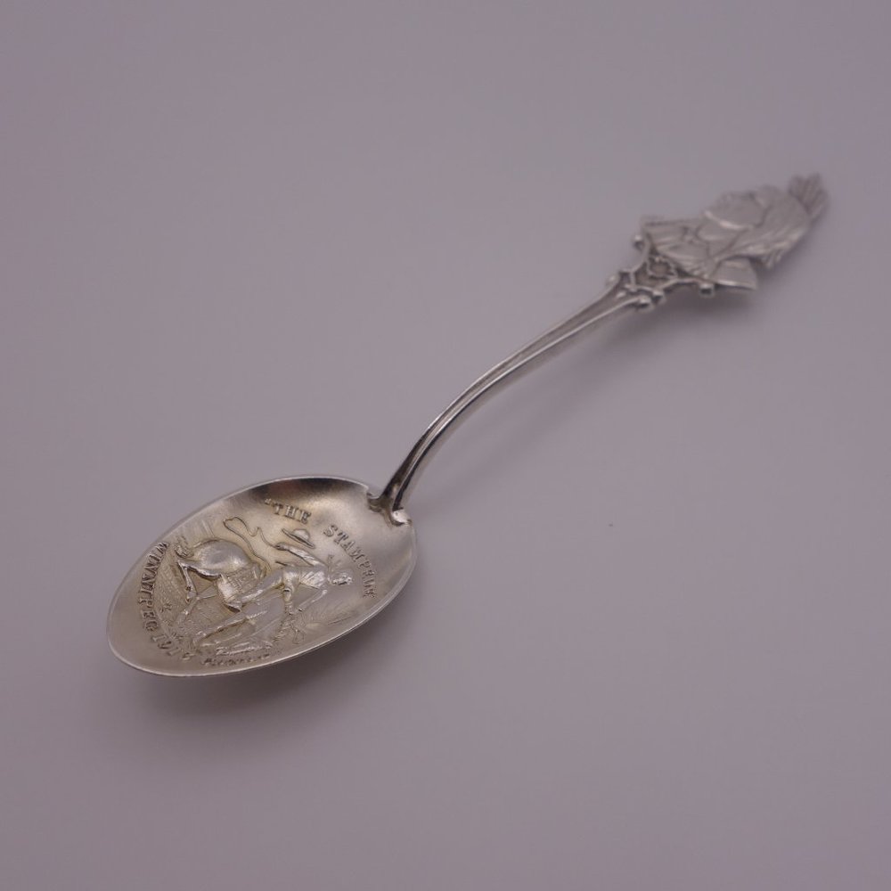 Vintage Sterling The Stampede Winnipeg 1913 Canada Collectible Spoon